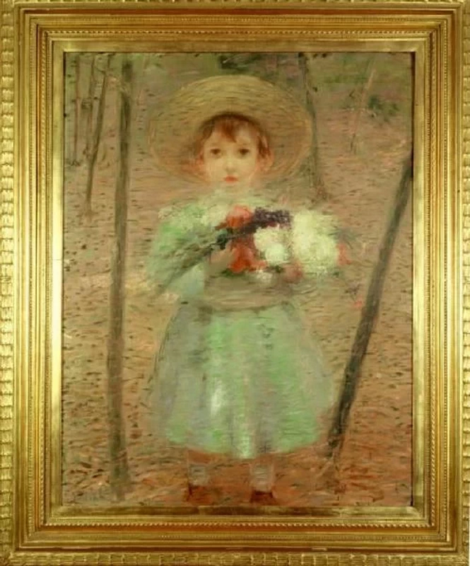 Bambina con fiori - Varese